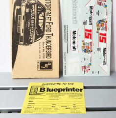 AMT ERTL 1:25 NASCAR Morgan Shepherd #15 MOTORCRAFT Ford Thunderbird Started Kit