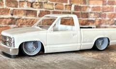 1/24 Scale: 24-Inch “Dayton Lowrider” Wheels And Tires; Resin;1/25