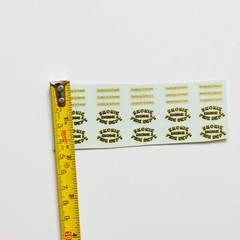 Vintage Lindberg Kit no. 646M Fire Engine Skokie Fire Dept Decals strip