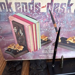 Lindberg Model Snap Fit Dune Buggy Book Ends & Desk Set Read Description