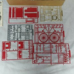 1914 Dennis Motor Fire Engine Large 1/16 Scale Entex # 8473 Partially Assembled