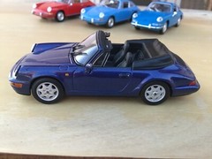 1/43 MINICHAMPS PORSCHE 911 (930) 1980 coupe, blue cobalt ,rare, mint, ++ !