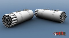 1:48 Resin Rocket Pods B8V20A for Soviet Helicopters