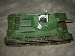 Built 3A Tank 6-3/4 inches long Well Built & Painted Excellent Cond Nice Detail
