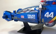 Blade Runner Spinner 1/24 built & painted weathered with custom display stand