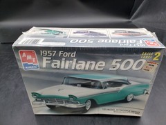🚦🔥AMT/Ertl 1957 Ford Fairlane 500 Vintage 1993 1:25 Model Kit NEW SEALED #8028