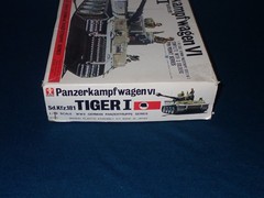 Vintage Bandai Panzerkampfwagen VI Tiger I Model Kit, New, 1:48
