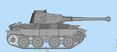 3D printing 1/72/35 Jagdpanzer 38(D) Hetzer‌‌/280mm mortar /38K light tank model