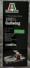 Italeri 3612 1/16 Mercedes-Benz 300SL Gullwing Model Kit Classic Car