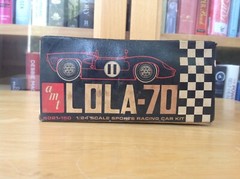 AMT 1:24 Lola-70 Vintage Model Car Kit No. 4021-150, Complete