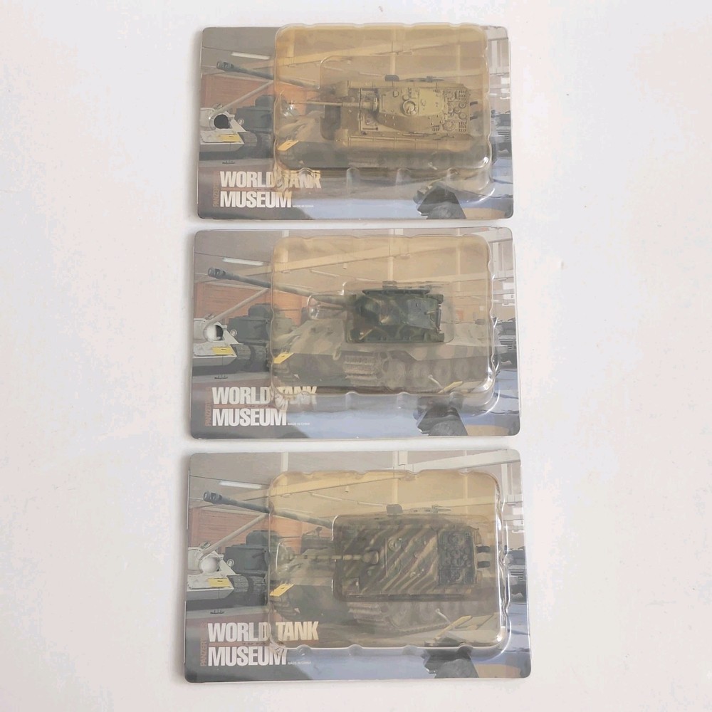 Takara 1:144 World Tank Museum Series 02 WW2 German Tanks Lot of 3 [C]