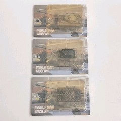 Takara 1:144 World Tank Museum Series 02 WW2 German Tanks Lot of 3 [C]