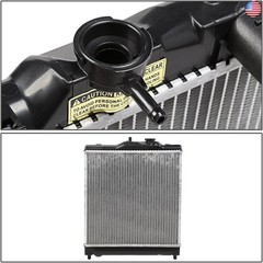 DNA Motoring OEM-RA-1570 OE Style Full Aluminum Core Direct Fit Radiator