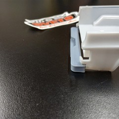 Vintage 1973-1987 GM Truck Rear Step Bumper W/Ball Receiver 3D Resin 1/24