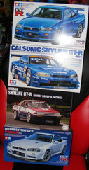 Tamiya Nissan Skyline GT-R V-spec II R34 1:24 Model Kit ~ NEW! lot
