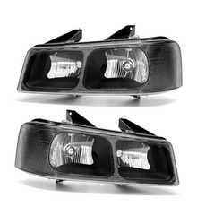 03-24 GMC SavanaHeadlight Assembly for 2003-2024 03-24 Chevy A-Black housing