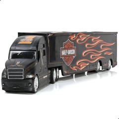 Toy Semi Truck Trailer 1:64 Diecast Metal Tractor Truck MAX.Present