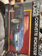 Monogram 2742 Model Corvette Roadster box opened 1987 kit factory sealed 1/24