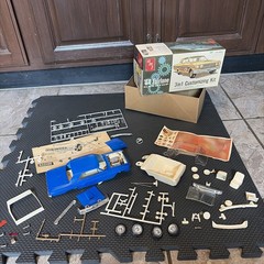 AMT 1/25 Scale ’64 Ford Fairlane Hardtop Model Kit: Open Box Started (5164-150)