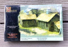 PEGASUS 1/72 Scale WW I or WW II Russian / Soviet Farm Houses Model Kit 7702 F/S