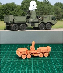1/144 USA C-RAM Anti-aircraft Gun on HEMTT Resin Kit