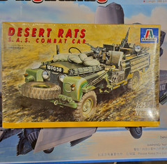 Italeri Desert Rats SAS Command Car Jeep 1/35 – Sealed in Manufacturer’s Wrap