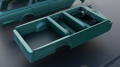 3d Printed 1/25 1965 Plymouth Valiant Station Wagon Model Kit