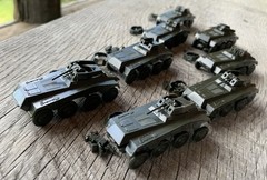 Lot of 8 Roco Minitanks German Sd Kfz 234 Puma Armored Car WWII 1:87 HO Austria