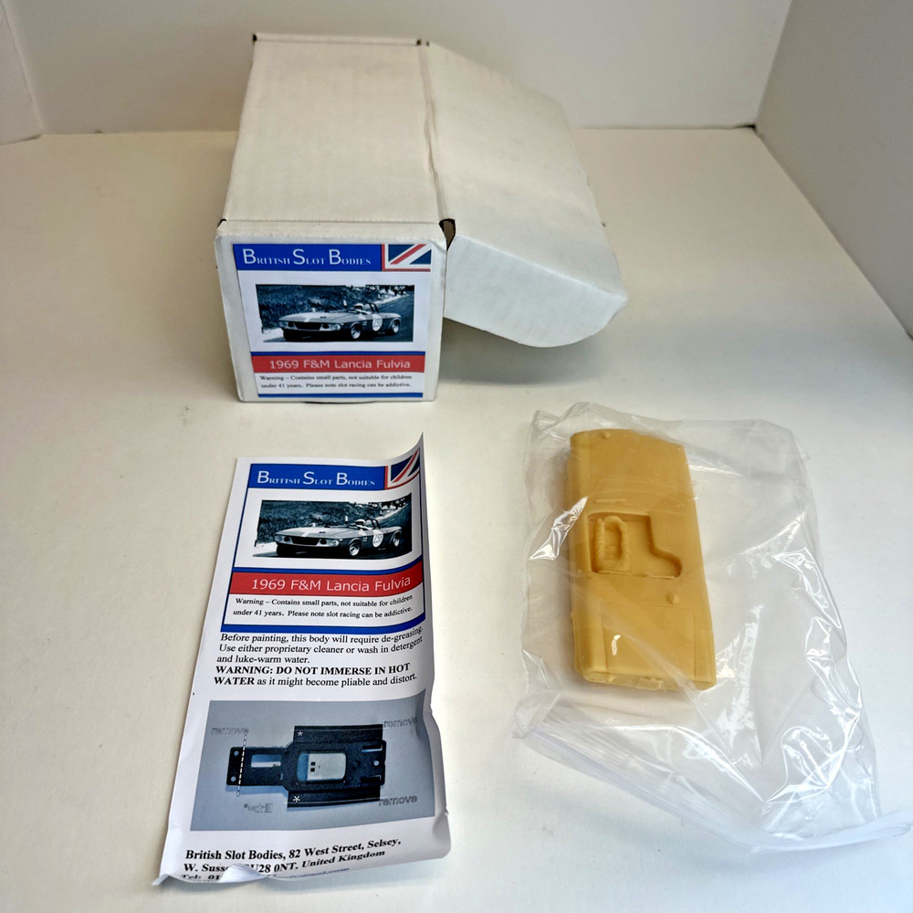 BSB 1/32 SCALE 1969 F&M Lancia Fulvia RESIN SLOT CAR BODY