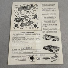 Monogram Chaparral Coupe Prototype Racer 1/24 Scale Model Kit INSTRUCTIONS Only