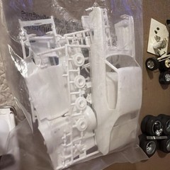 Vintage AMT Revell MPC Lot Of 12 Junkyard White Party All Unpainted Cars & Parts