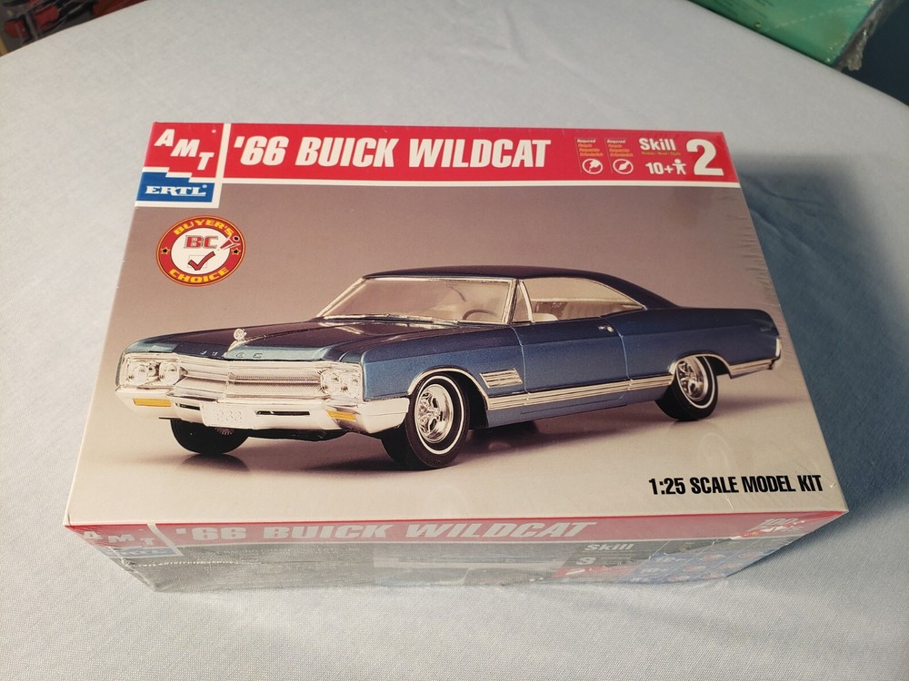 Vintage AMT ERTL 1/25 ’66 BUICK WILDCAT Kit No. 31222 NOS FACTORY SEALED 2001