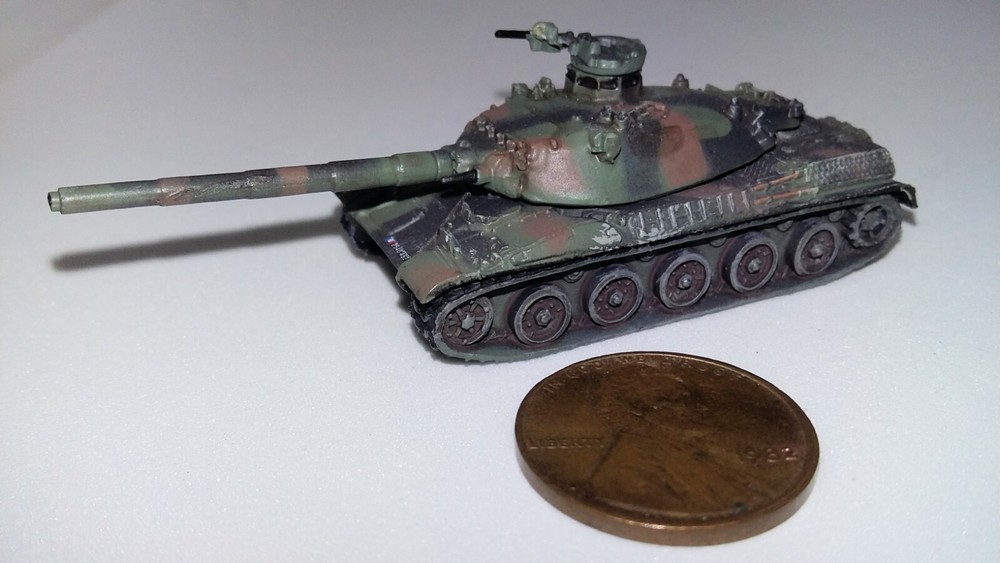 Takara 1/144 World Tank Museum 9. French AMX-30 Standard Model. In camo. (#158)