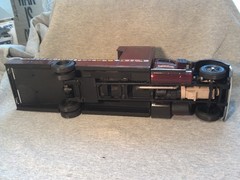 1/25 Scale Adult Built White Road Boss Custom Car Hauler.