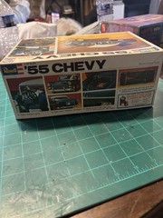 Vintage Revell 55 Chevy Model Kit 1/25 Scale H-1374 Open Box Never Used