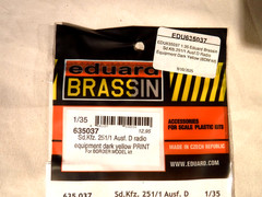 1/35 Eduard Brassin Sd Kfz 251/1 Ausf D Radio Equipment for Border Model #635037