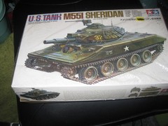 MIB M551 Sherican U.S. Tank by Tamiya in 1/35 scale from 1998