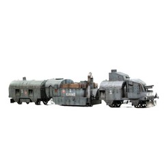 1/72 Polish Around Armored Train PP2 Brave “Smialy” Assembly Model Building Kit.