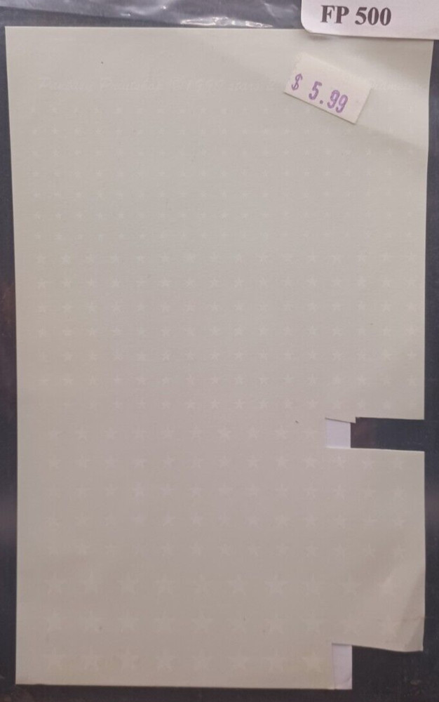 Fantasy Printshop | No. FP 500 | 2, 3, 4 & 6 mm White Stars Decals