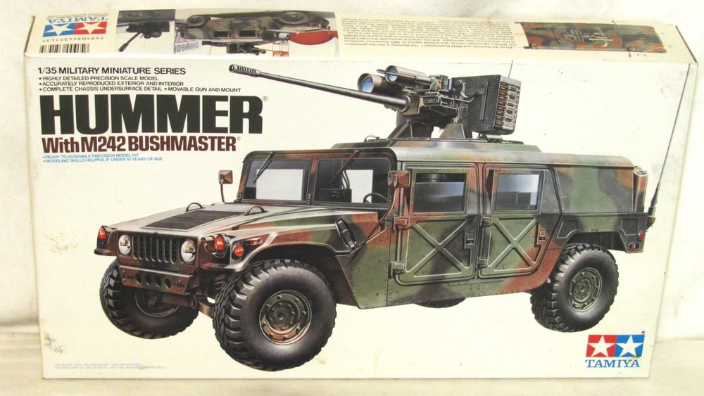 Tamiya #35143 Hummer With M242 Bushmaster Open Box – NOS
