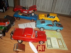 Model Car Junkyard/Parts Lot Salvage Built Plastic Models #14