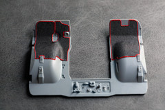 1:35 3D Interior Detail Set for scale model GAZ 66 Zvezda 3707