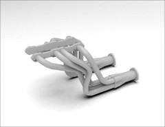 1:25 440 Mopar Headers, 3D Printed. Unpainted. Model Cars Not Included