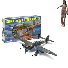 Stuka Ju 87G-1 Tank Buster 1:48 Scale Plastic Model Kit – 54 Pieces Included