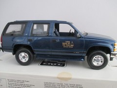 1996 Chevy Tahoe Atlantic Blue Dealer Promo “Motor Trend Truck of the Year Logo”