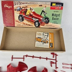 Vintage Monogram Midget Racer Scale Plastic Model Kit