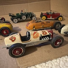 Vintage Built Open Wheel Race Car Model Kits Very Old Bugatti Mercedes Random 8