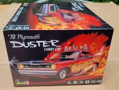 Revell 1970 Plymouth Duster Funny Car Factory Sealed Box 1:24 Level 4 Kit #14528