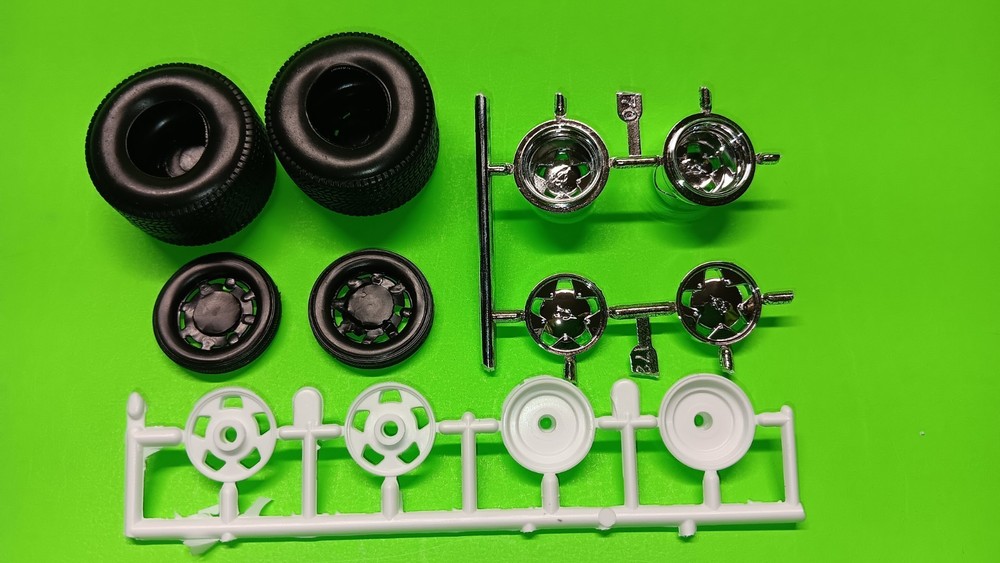 Lincoln Mark VII LSC Pro Street Stock Mod 1/25 Deep Dish Drag Wheel Skinny Front