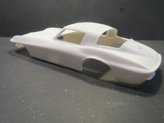 67′ Corvette AWB Resin Body & ‘The Shark” Decal from Fremont Racing